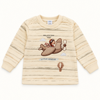 Little Aviator Baby 2-Piece Winter Outfit – Sweatshirt & Cargo Pants