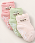 Smile Anti-Slip Baby Socks – Soft & Comfy Everyday Socks