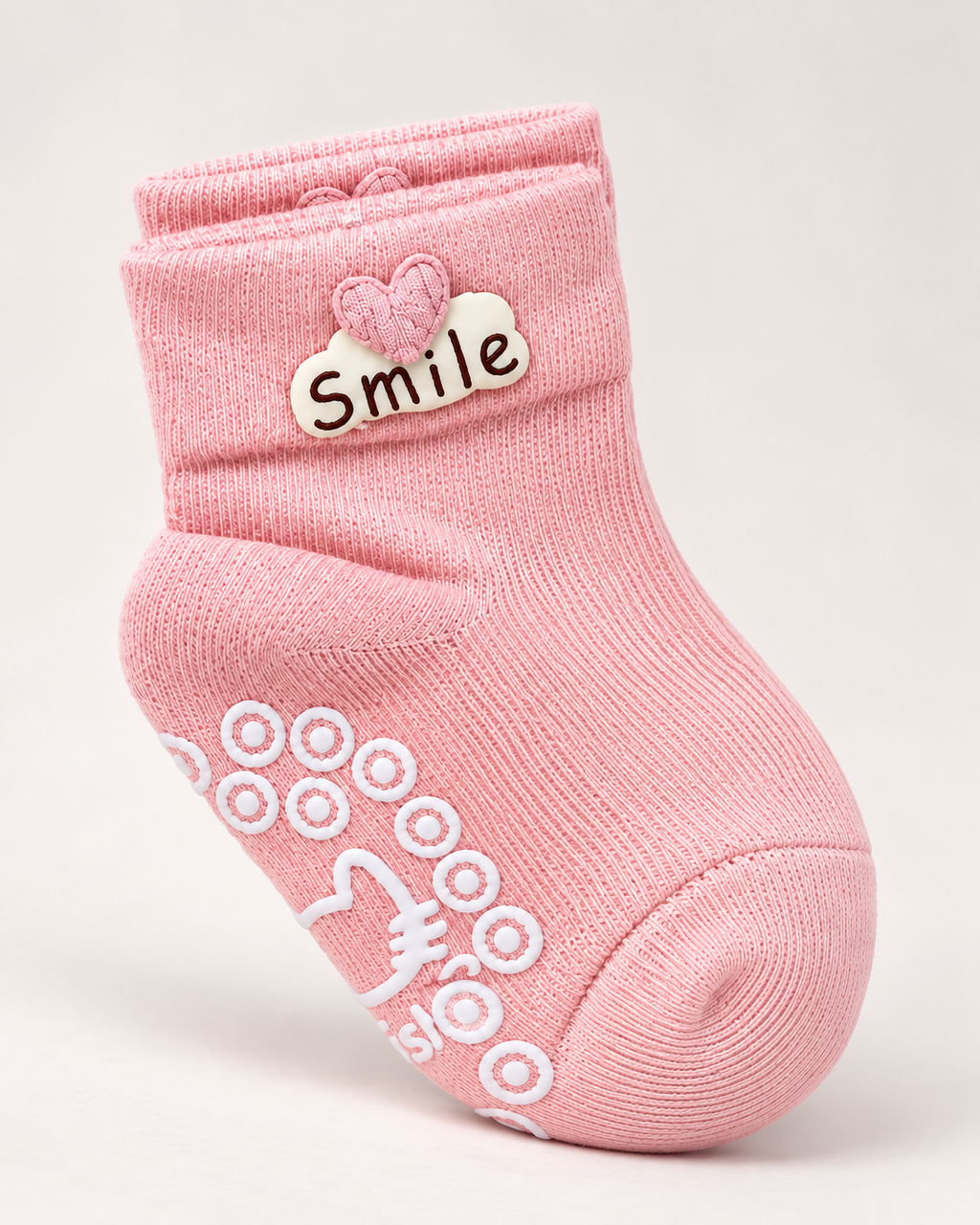 Smile Anti-Slip Baby Socks – Soft & Comfy Everyday Socks