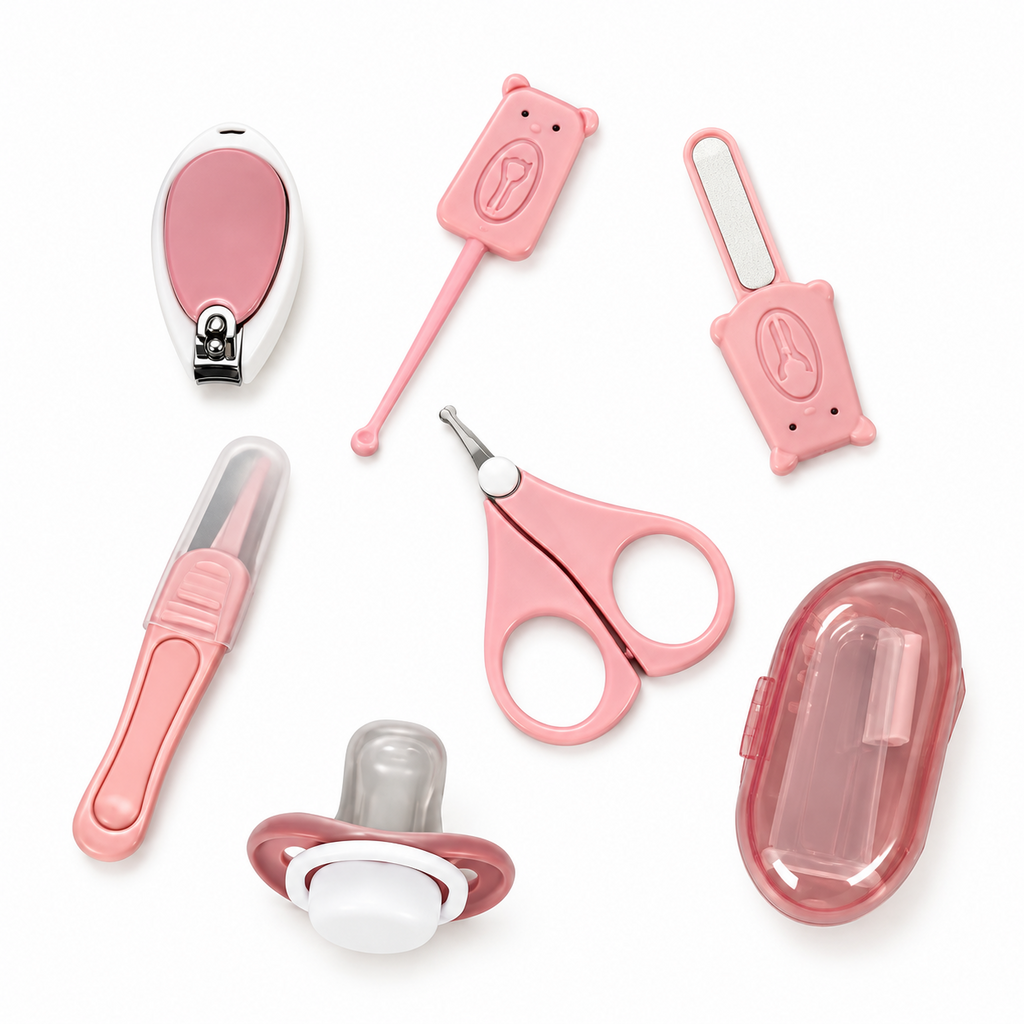 7-Piece Baby Grooming & Care Kit – Portable Newborn Essentials Set