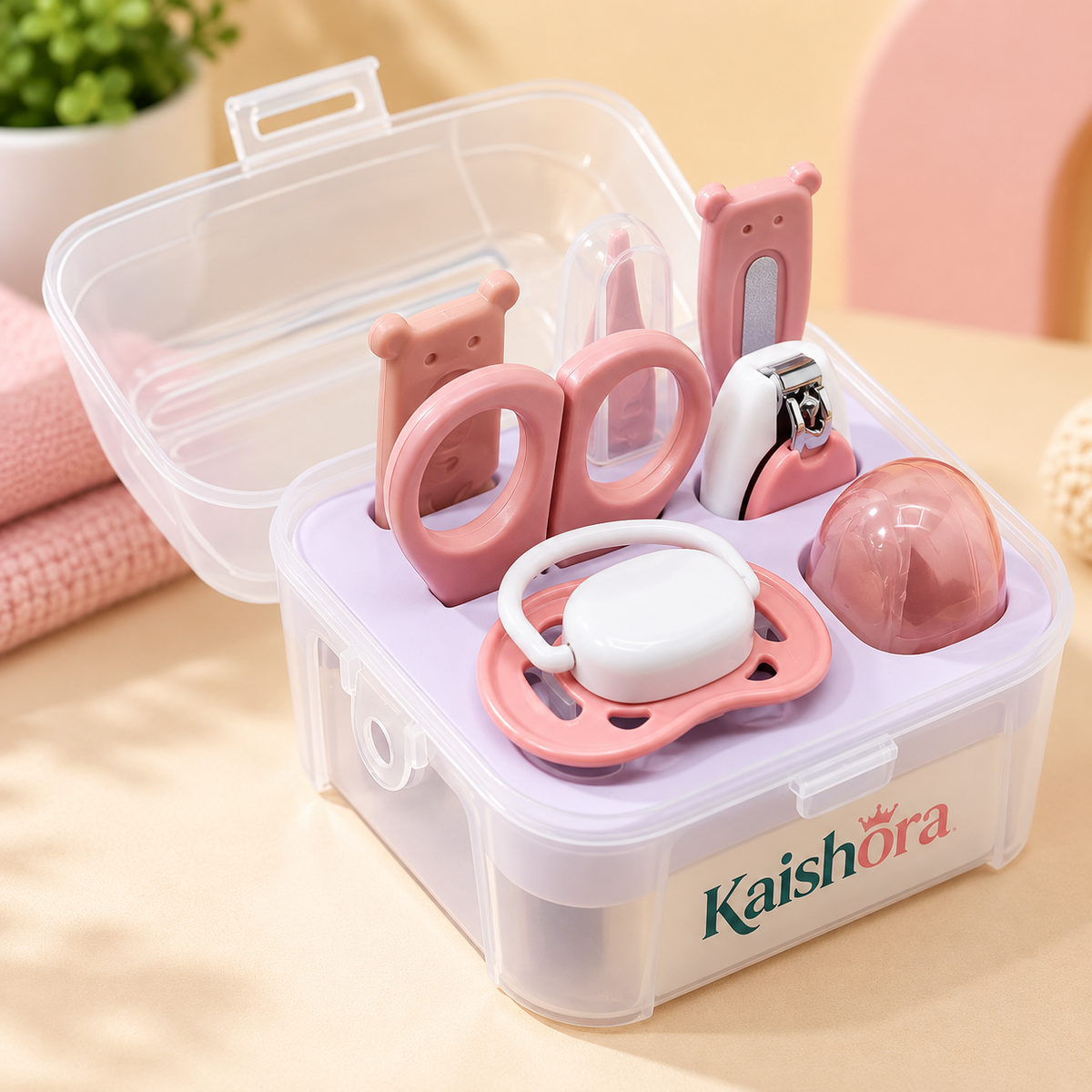 7-Piece Baby Grooming & Care Kit – Portable Newborn Essentials Set