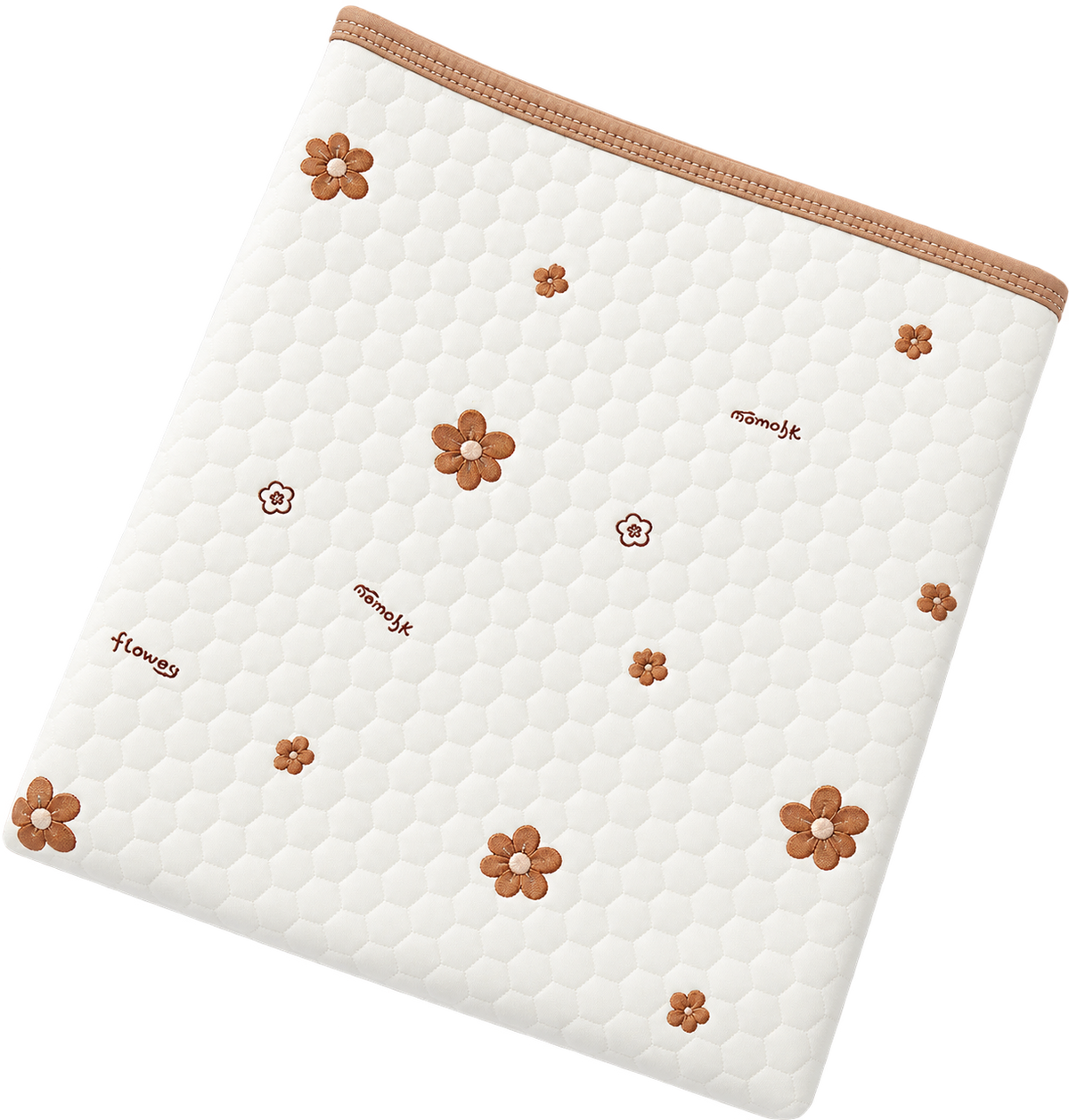 Premium Cotton Baby Diaper Changing Mat – Soft Padded Changing Sheet 27 × 19 Inches