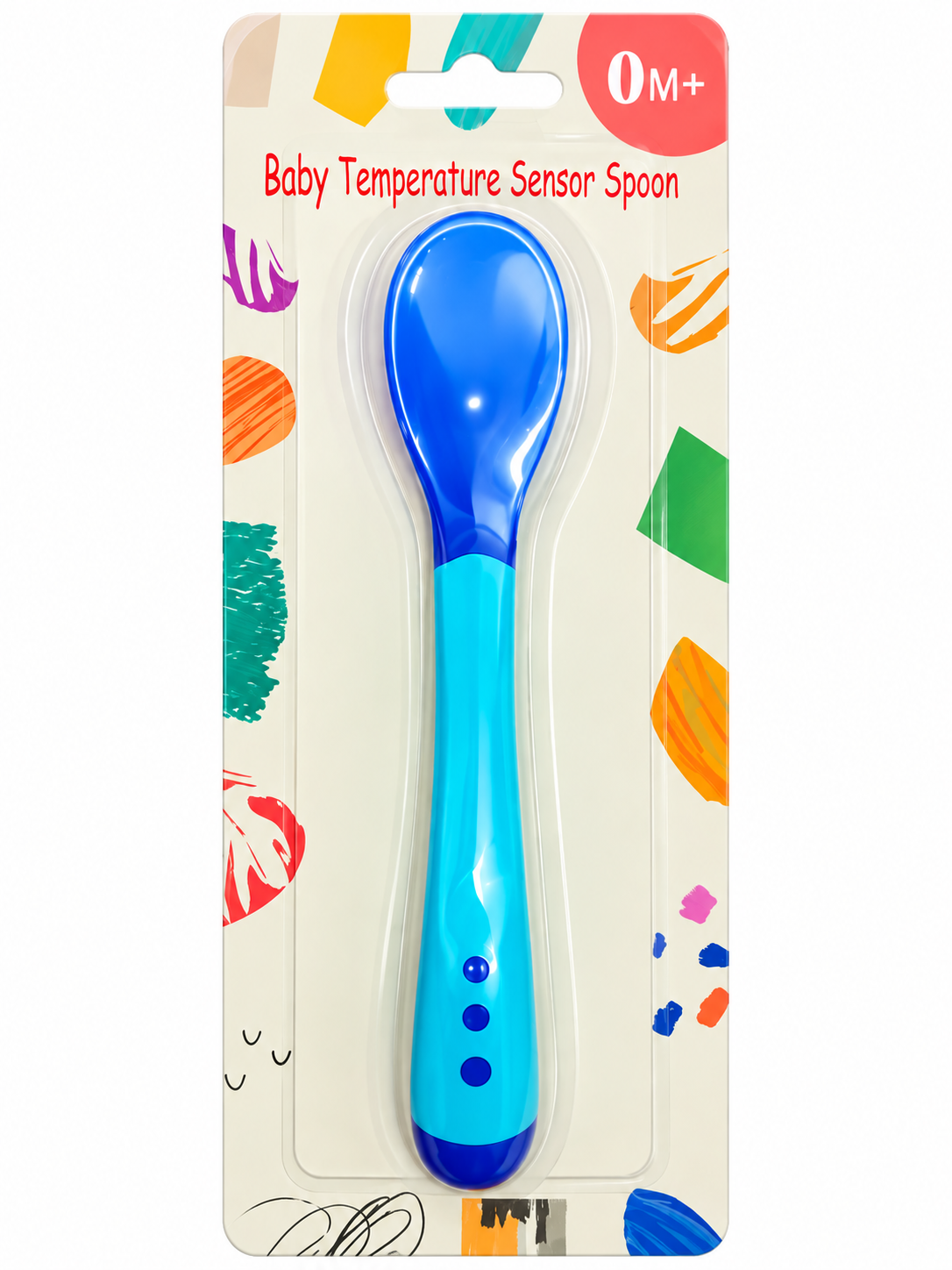 Baby Temperature-Sensing Feeding Spoon – Heat-Sensitive Safety Spoon for Babies