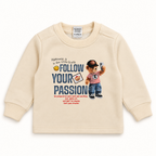 Kids Follow Your Passion Winter Sweatshirt & Jogger Set – 2 Piece