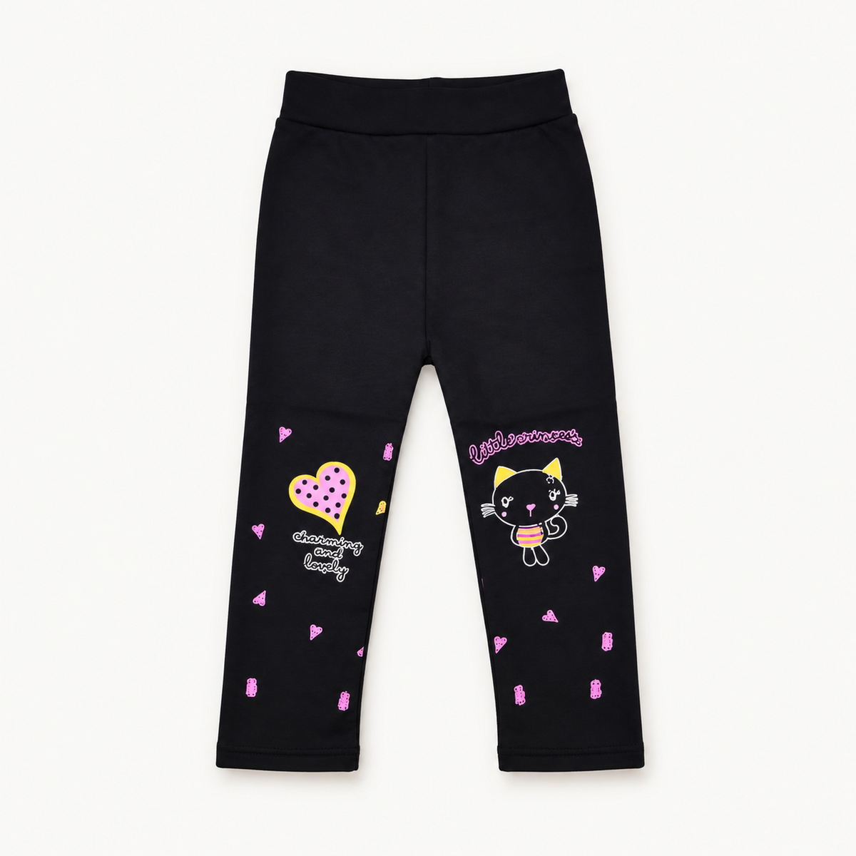 Girls’ Cute Kitty Printed Tights