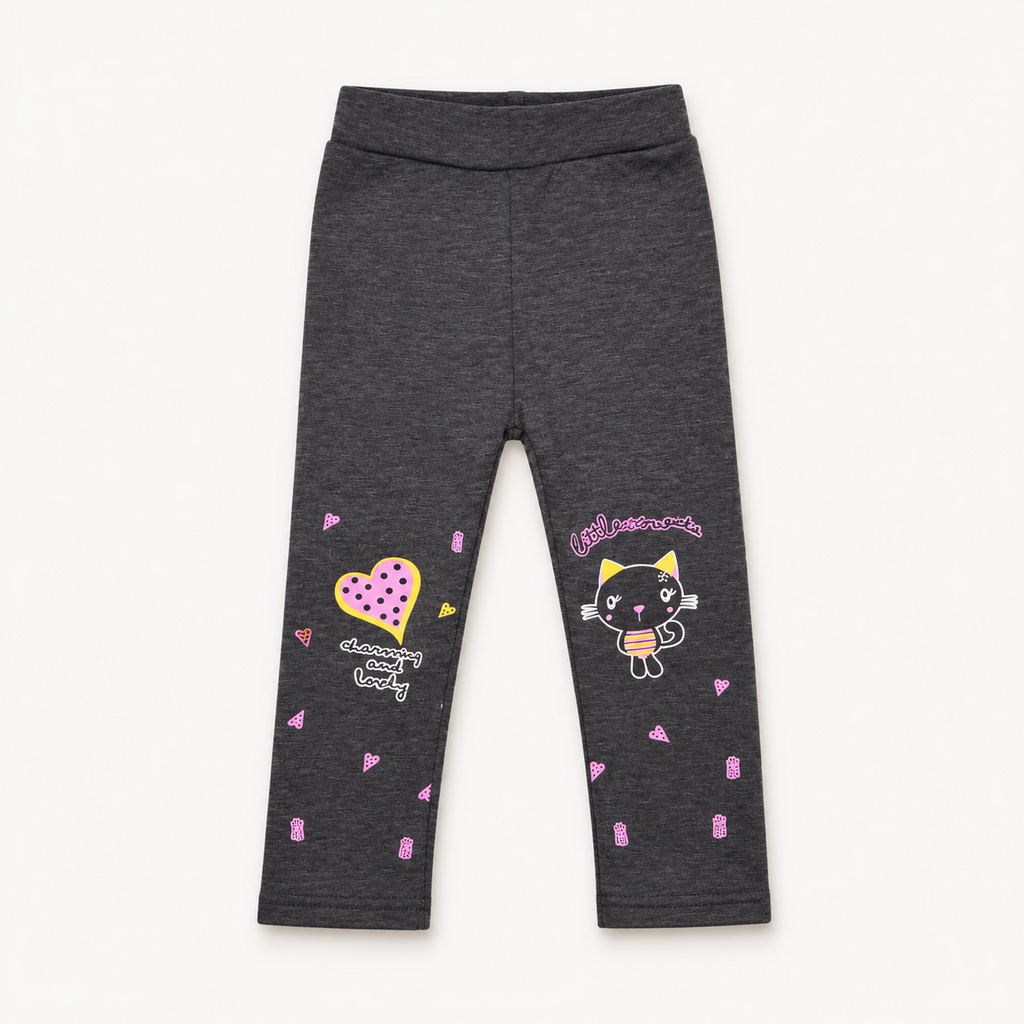 Girls’ Cute Kitty Printed Tights