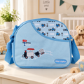 Baby Kingdom Mini Baby Essentials Bag – Blue Train & Pink Floral