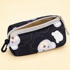 Kaishora Teddy Print Multi-Function Baby Diaper Backpack with Mini Pouch