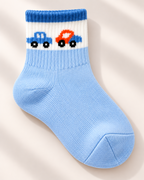 3-Pair Kids Vehicle Socks Set – Soft & Comfy Car & Truck Design