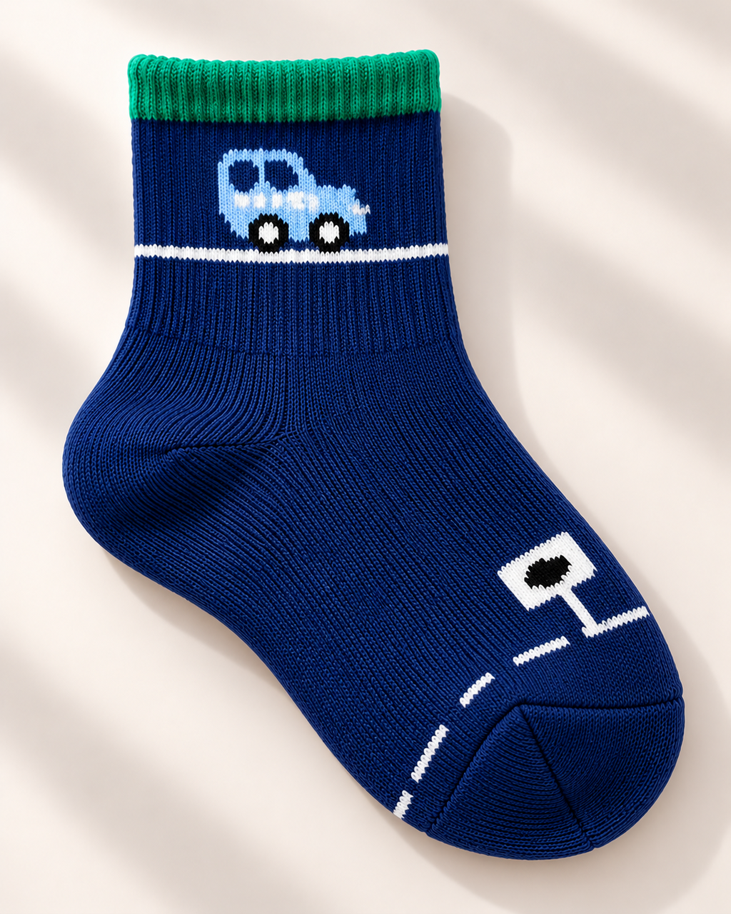 3-Pair Kids Vehicle Socks Set – Soft & Comfy Car & Truck Design