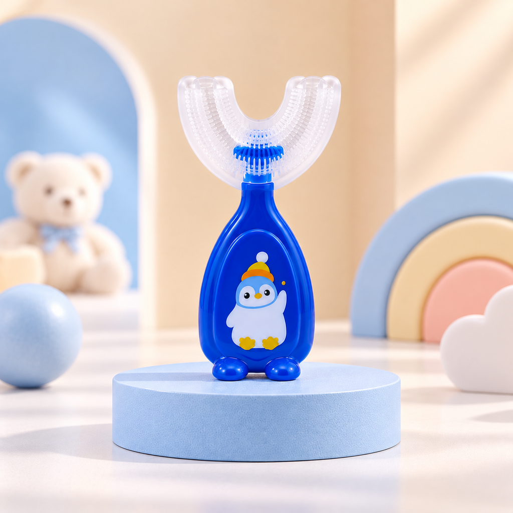 Kids Manual U-Shaped Toothbrush – 2–6 Years