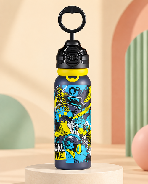 900ml Kids Dual-Mode Sports Water Bottle – Sipper & Direct Drink