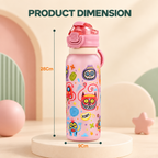 900ml Kids Dual-Mode Sports Water Bottle – Sipper & Direct Drink